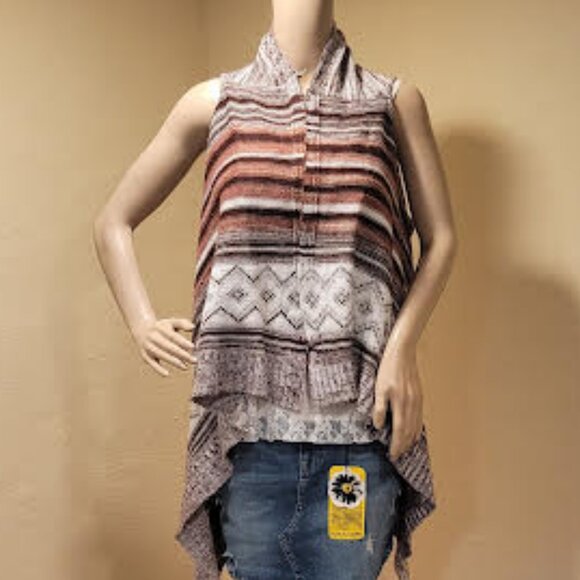 Lildy Cardigan style sweater vest - Size: S-M - Picture 5 of 7